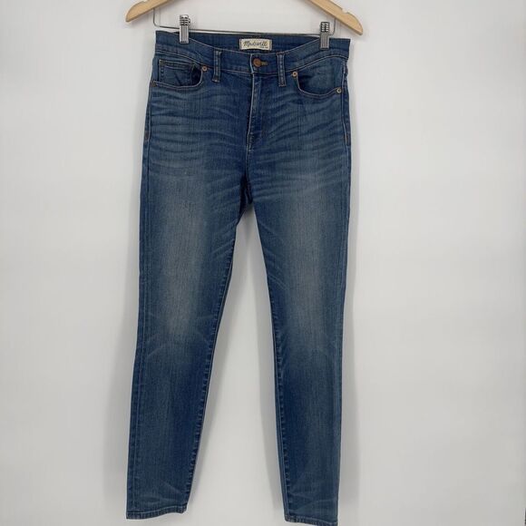 Madewell Jeans Women's 28 High Riser Skinny Jeans Medium Wash‎ Denim - Picture 1 of 11